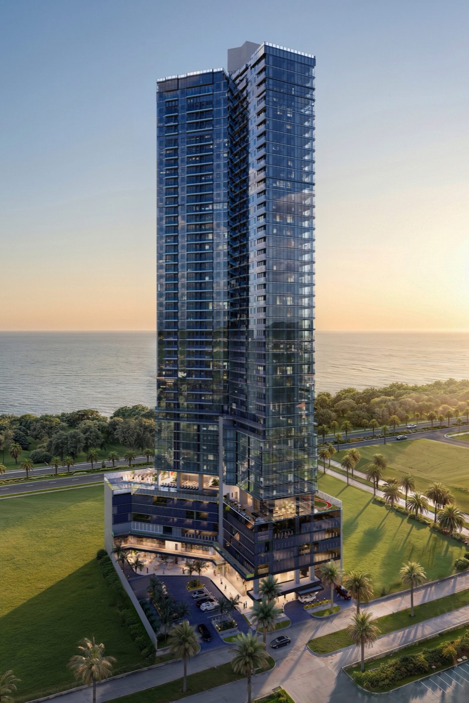 Render de Generation Tower en Costa del Este, Ciudad de Panamá