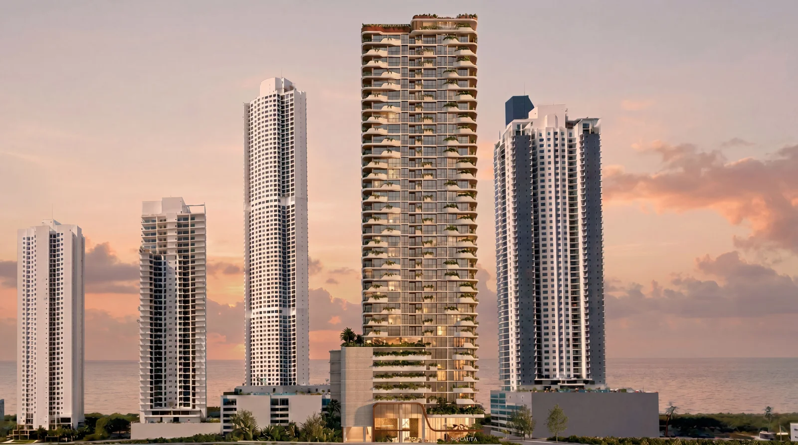 Render de Selvática en Costa del Este, Panamá